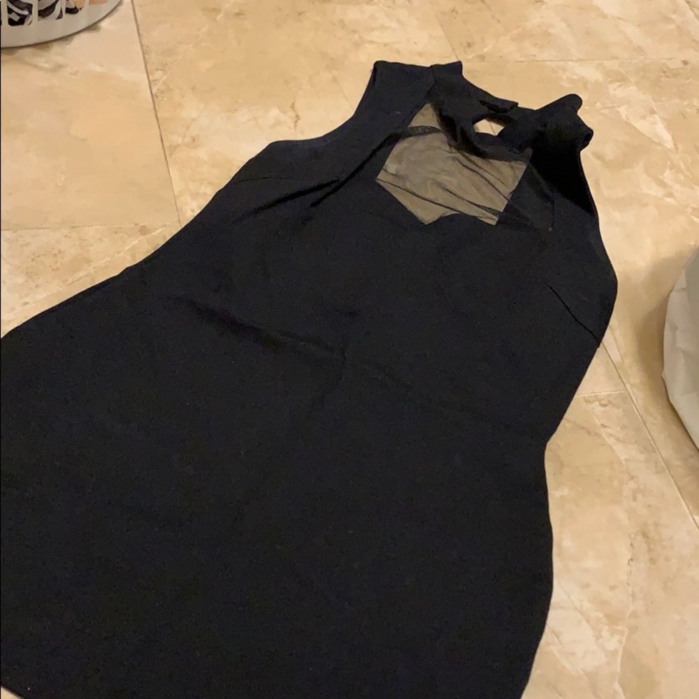 Black Tobi bandage mini dress